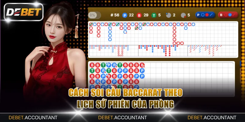 Cách soi cầu Baccarat theo lịch sử phiên của phòng