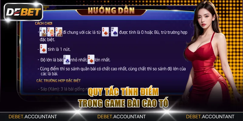 Quy tắc tính điểm trong game bài Cào Tố 